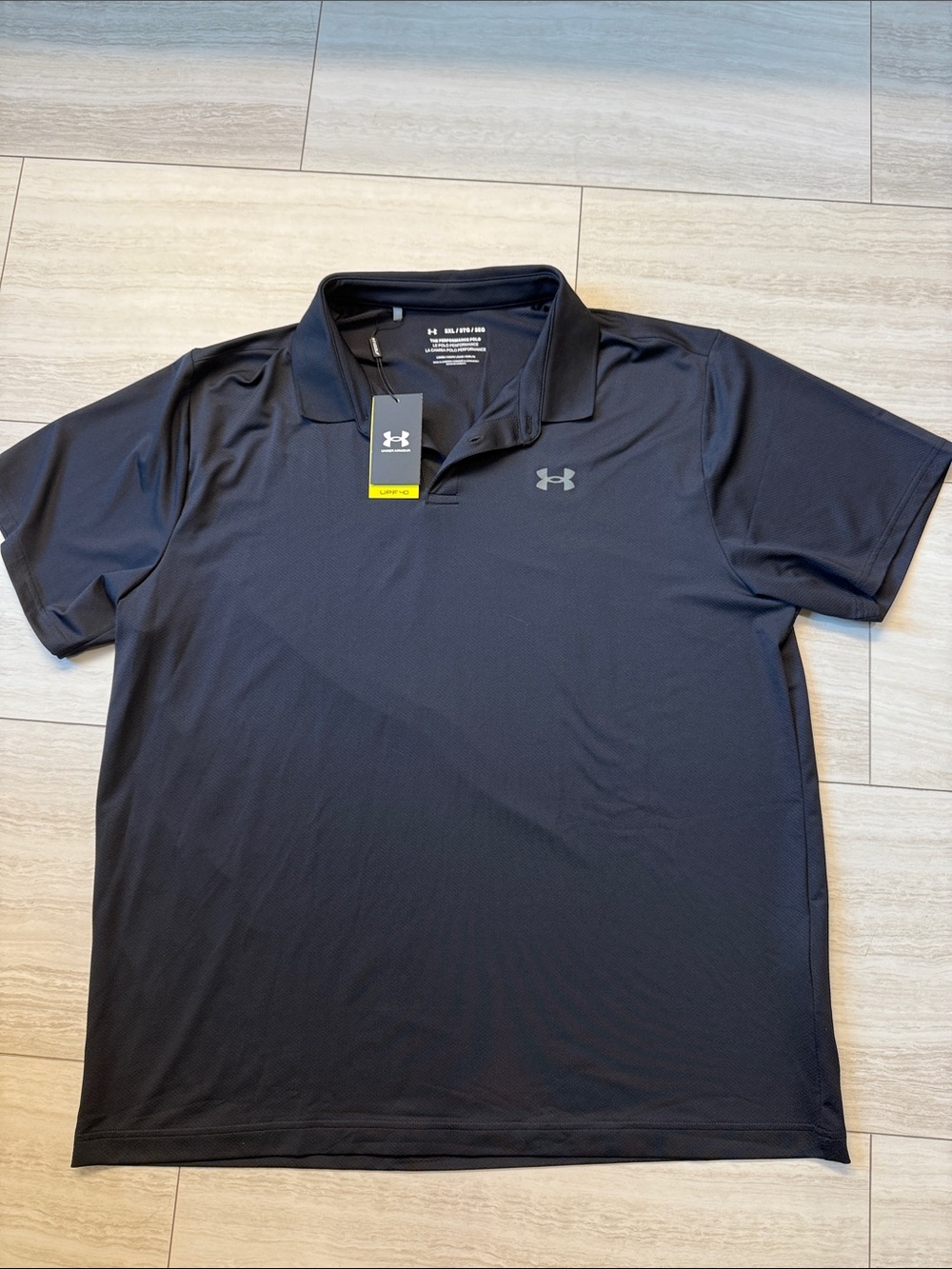 Under Armour Men’s Black UA Performance Polo NWT
